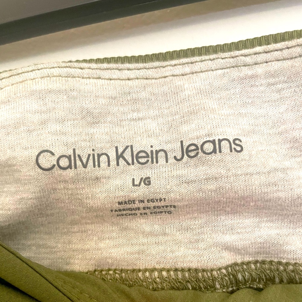 Calvin Klein dark green joggers size large pants